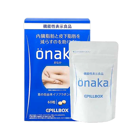 PILLBOX ONAKA Reduces Excess Fat In The Abdomen/visceral Fat Dietary Nutrients 60 Capsules