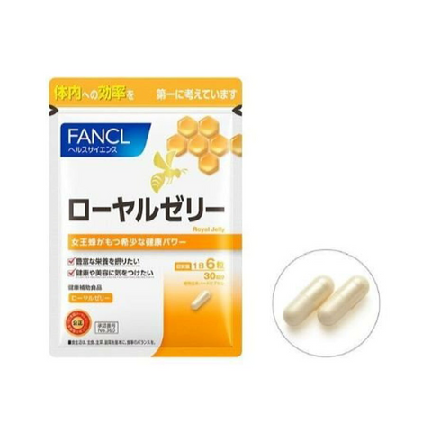 FANCL Beauty and Nourishing Royal Jelly Capsules, 180 capsules per bag, a 30-day supply.