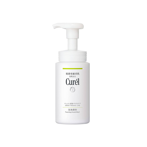 Curel Moisture Care Oil Control Moisturizing Cleansing Foam 150ml, Cleanses Pores/Creates Dense Foam.