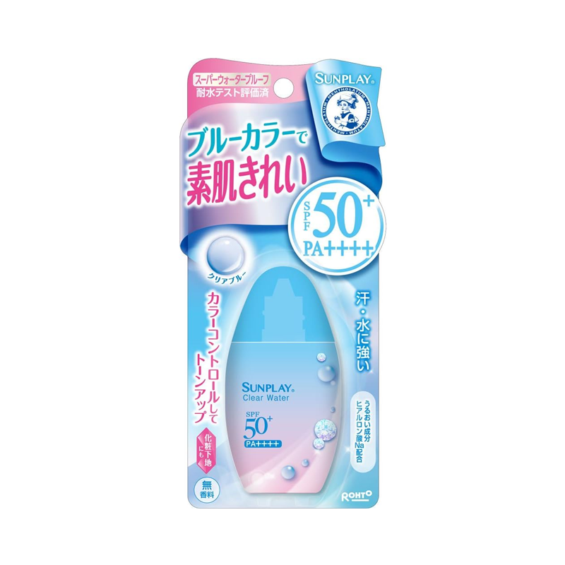 【Latest in 2024】ROHTO Mentholatum SUNPLAY Bare Skin Brightening Waterproof Sweat-Proof Sunscreen 30g