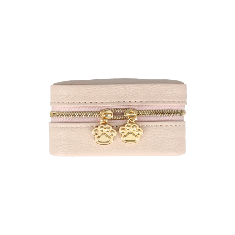 SHOBIDO Makeup Studio Mofusand Jewelry Storage Box #Pink 1 piece Small and cute / Portable for travel