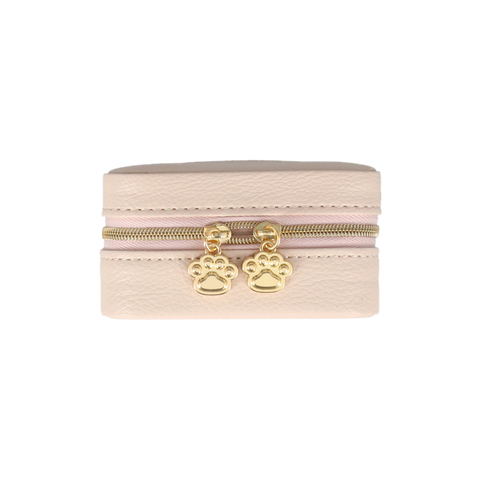 SHOBIDO Makeup Studio Mofusand Jewelry Storage Box #Pink 1 piece Small and cute / Portable for travel