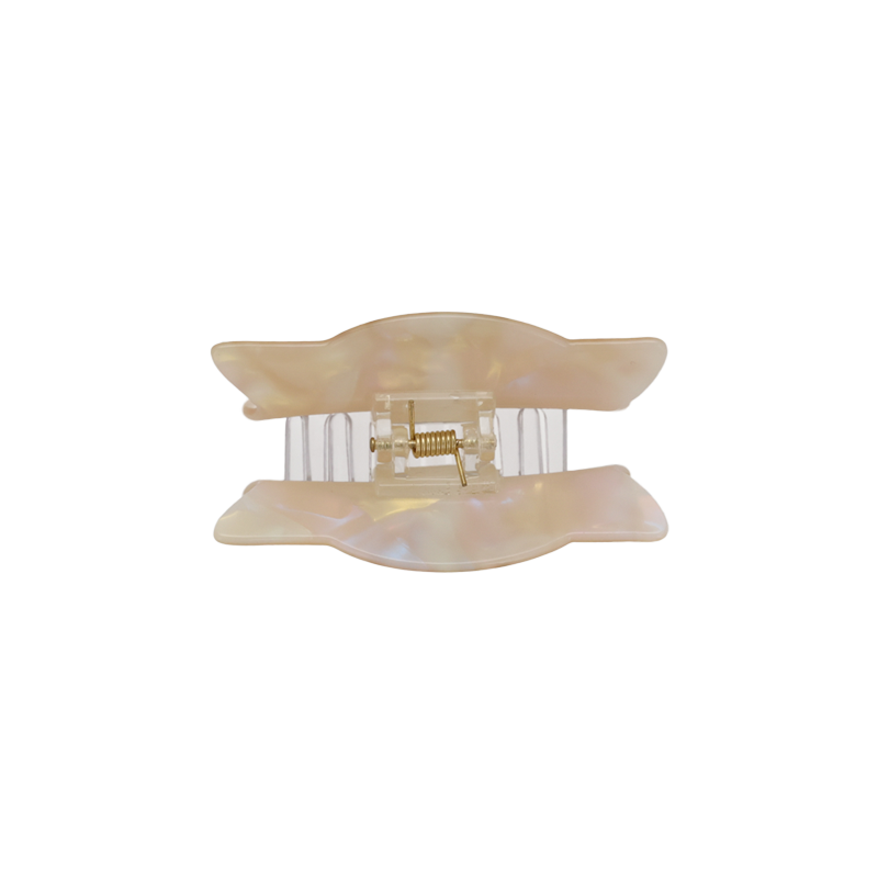 SHOBIDO Makeup Studio Mofusand Shell Gloss Shark Clip #Striped Cat 1pc Fashionable and versatile/does not damage hair