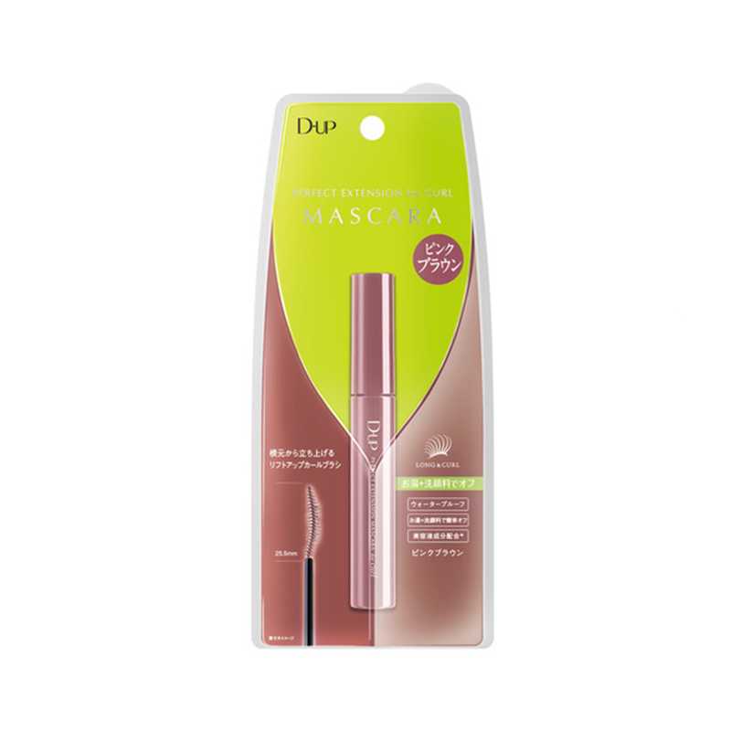 【COSME Award】D-UP Lightweight Waterproof 3D Mascara #Pink Brown 1 Piece Lengthening/Curling/Natural Lightweight