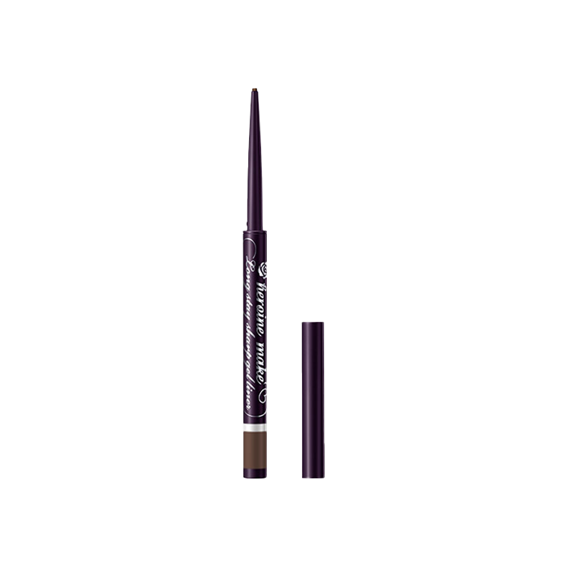 KISS ME Ultra Fine 1.5mm Eyeliner Gel Pencil #02 Deep Brown 1pc