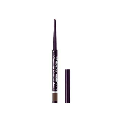 KISS ME Ultra Fine 1.5mm Eyeliner Gel Pencil #02 Deep Brown 1pc