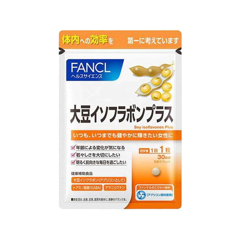 FANCL Soy Isoflavone Tablets 30 Tablets for Menopause Relief/Regulating Menstrual Cycle