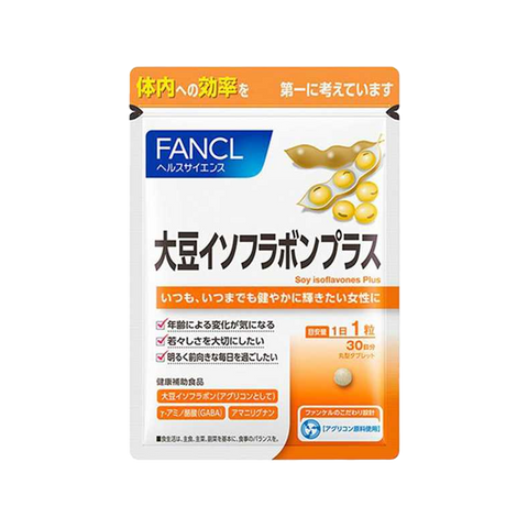 FANCL Soy Isoflavone Tablets 30 Tablets for Menopause Relief/Regulating Menstrual Cycle