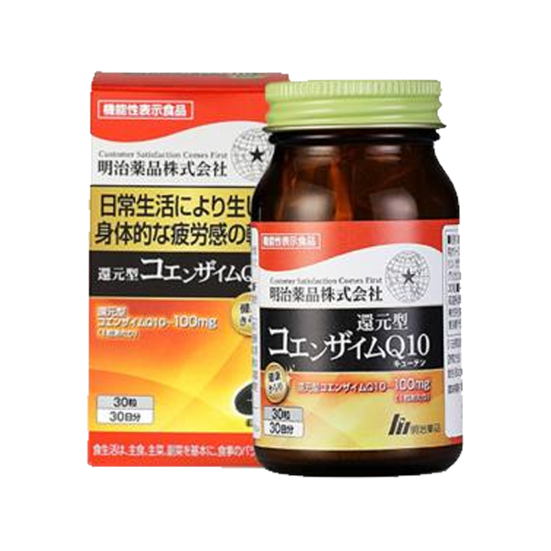 Meiji Coenzyme Q10 Soft Capsules 30 Capsules Strengthens the Heart Muscle/Coenzyme Protects the Heart