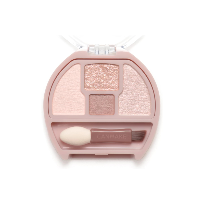 【New product in 2024】CANMAKE Four-color Eyeshadow/Gradation Plate #03 Milk Tea Plate 1.3g