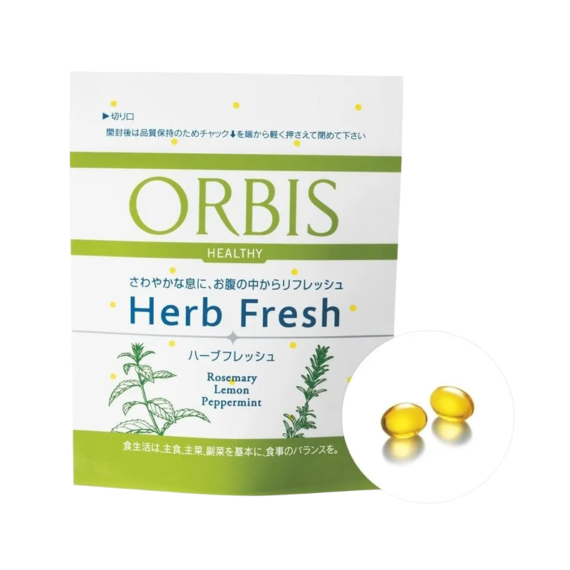 ORBIS Herb Fresh Breath Freshening Pills Bagged 30 Pills