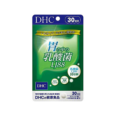 DHC Lactic Acid Bacteria LJ88 for gastrointestinal health, 60 capsules in a 30-day supply to support stomach and digestive health with LJ88 bacteria.