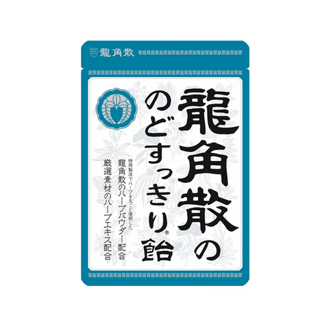 Ryukakusan Original Flavor Cool and Refreshing Throat Lozenges 88g Bag Packaging