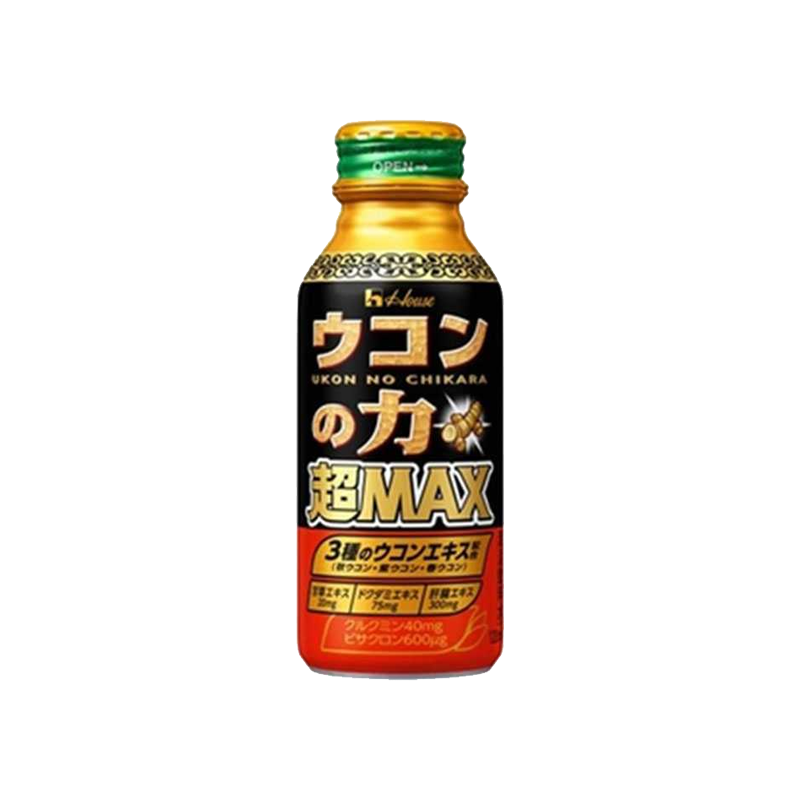 Turmeric Power MAX 120ml bottle for hangover relief and liver protection